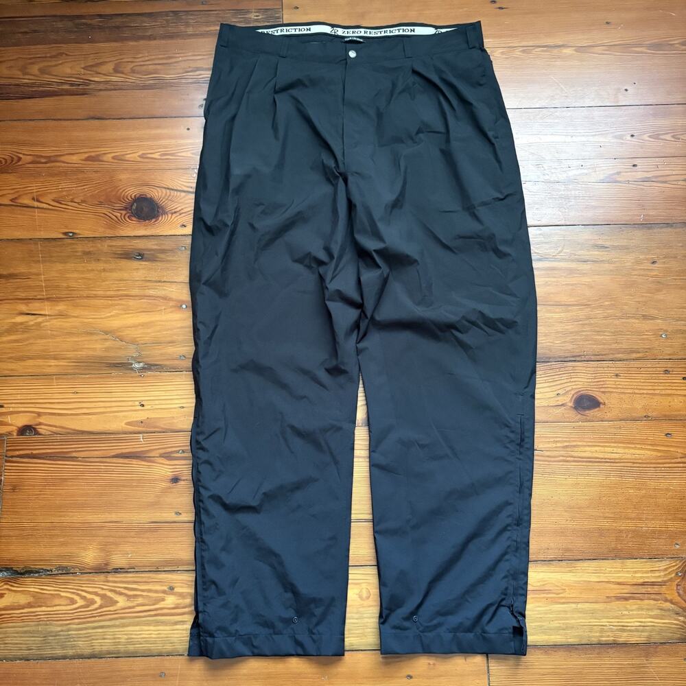 Zero Restriction GORE-TEX Golf Rain Pants Black Waterproof Golf Men's Size XL